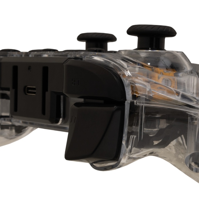 gamepad z podwójnymi wibracjami i podświetleniem RGB